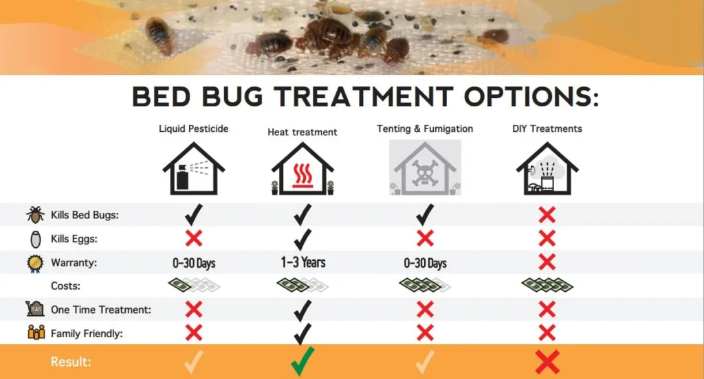 Comparing the Bed Bug Treatment Trinity Methods