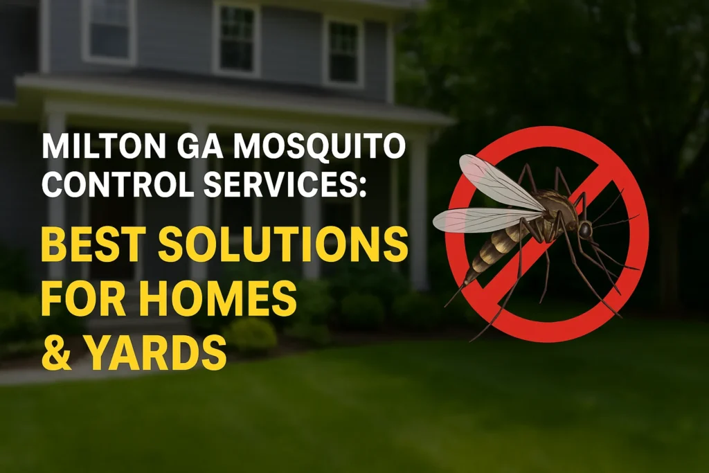 mosquito control Chamblee GA: Why This Pest Appears in Homes