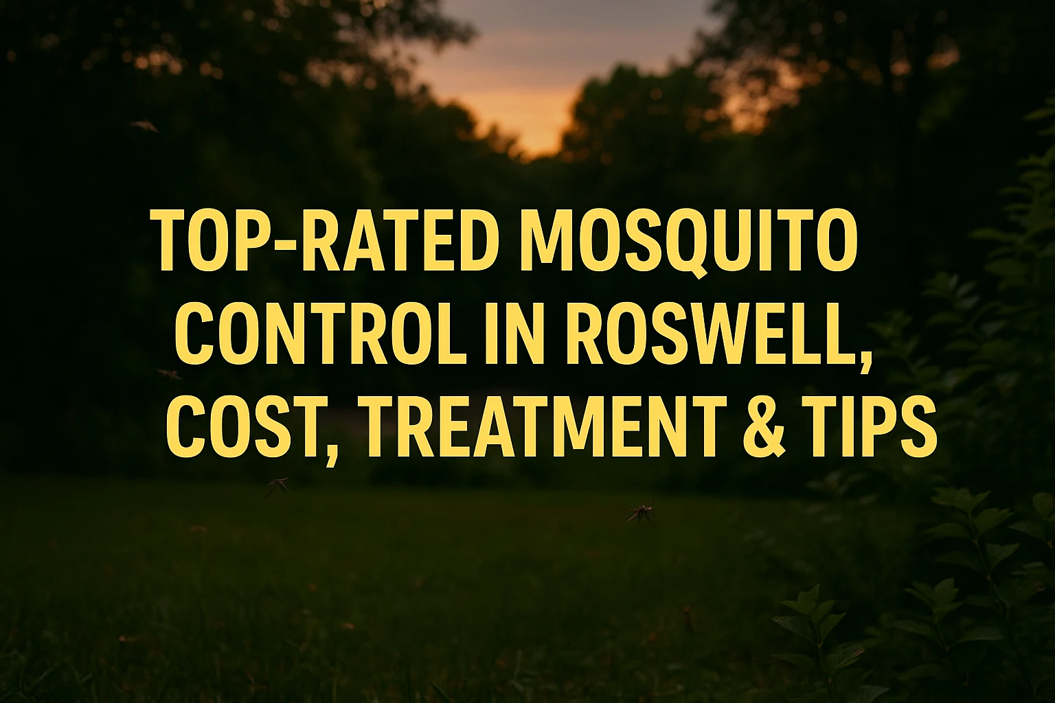 mosquito control Roswell GA: Why Mosquitoes Thrive in This Area