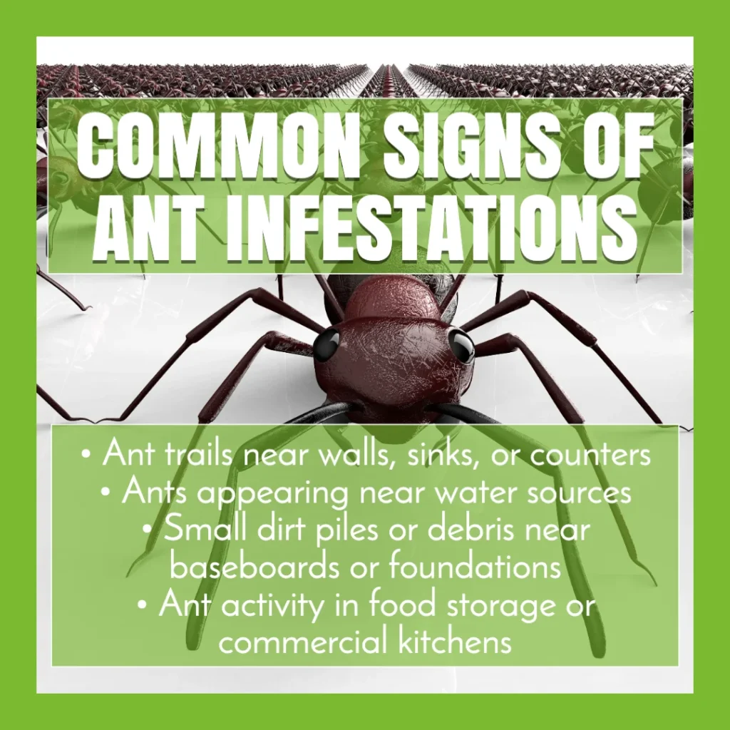 Signs of Ant Infestation