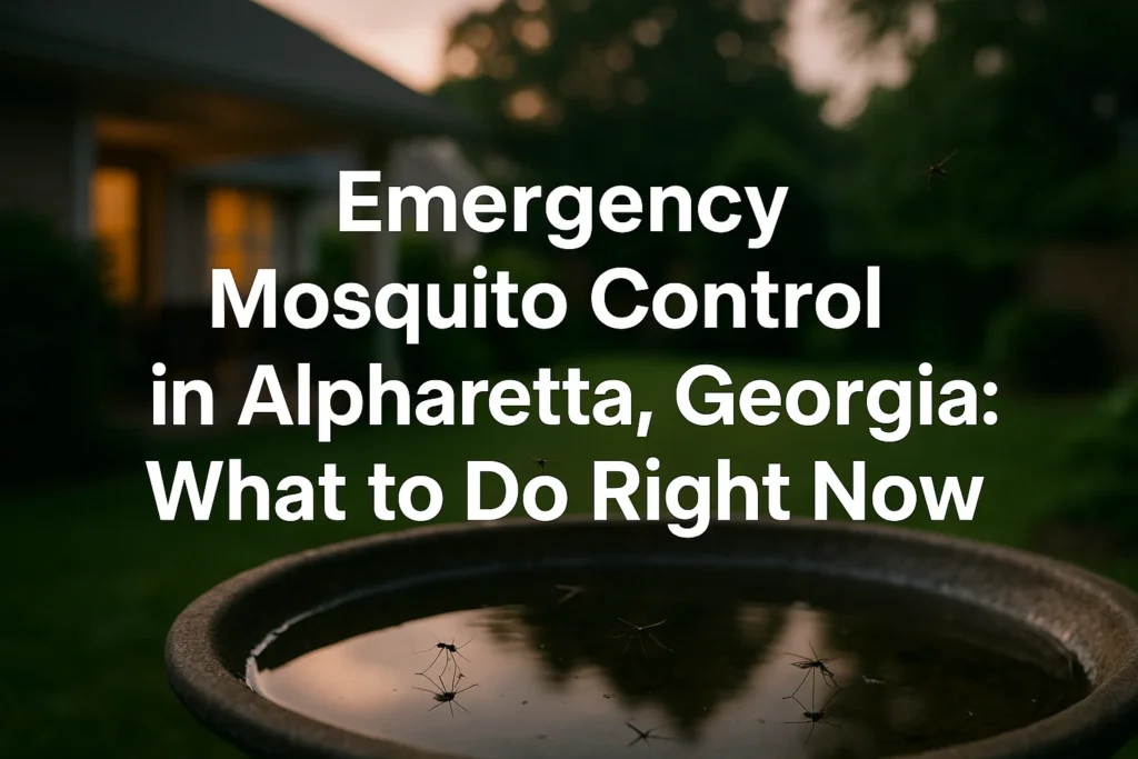 Why Mosquito Control Alpharetta GA Is Essential for Every Home