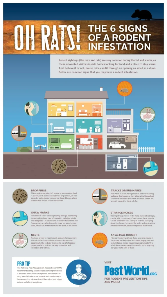 nyc pest control guide mice and rats: Signs of Infestation