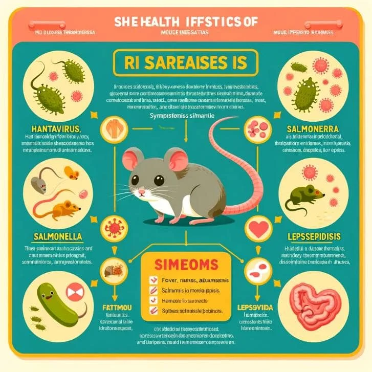 the 1 reason mice are dangerous: Disease Transmission