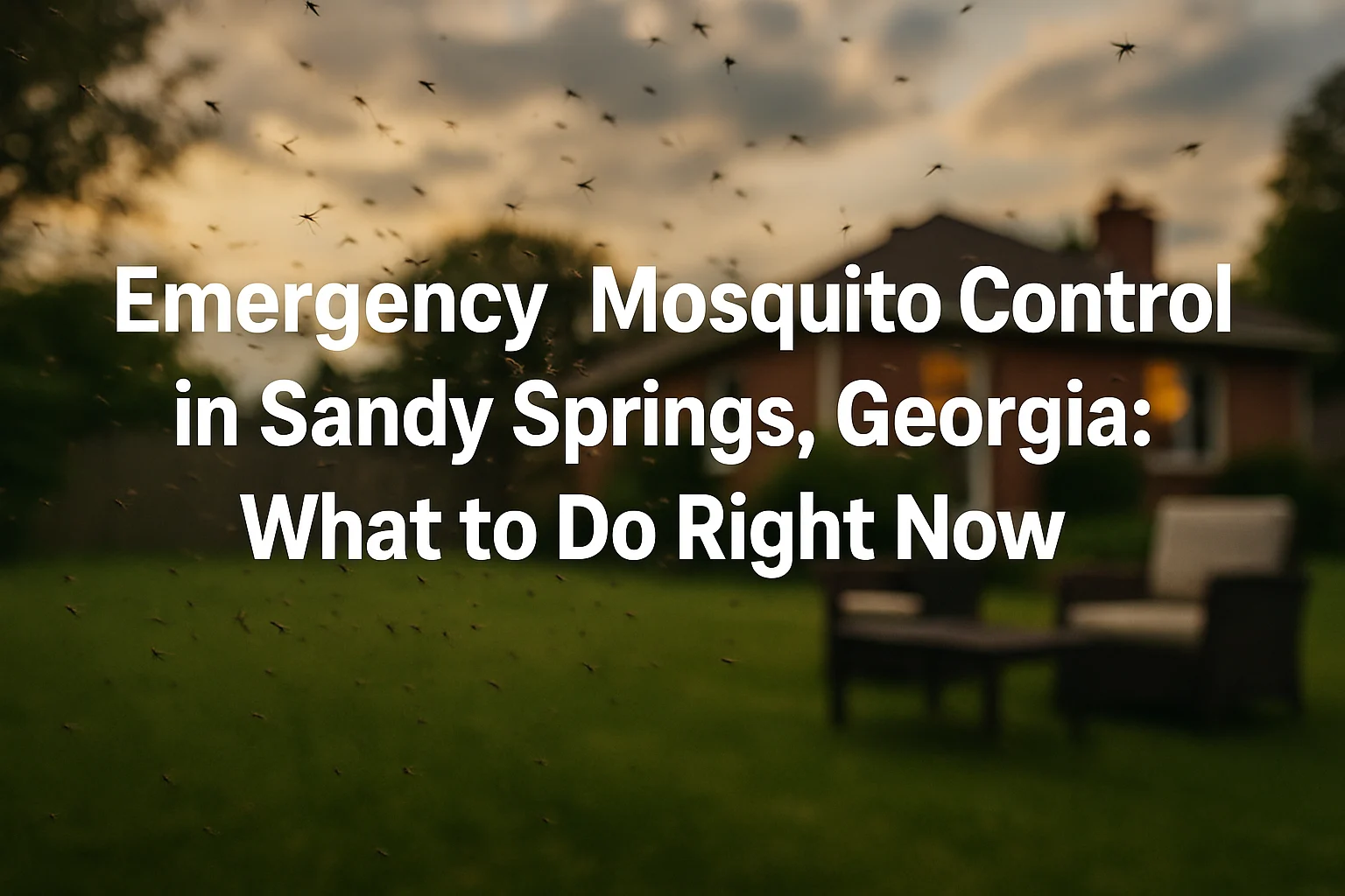 Why Mosquito Control Sandy Springs GA Is Needed: Understanding the Pest